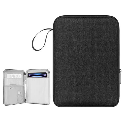 ZORBES® 12.9 inches Tablet Travel Bag for iPad Waterproof Travel Zipper Bag with Utility Mesh Pocket Travel Accessories Bag Universal Tablets Pad Organizer Bag, Black ZORBES® 12.9 inches Tablet Travel Bag for iPad Waterproof Travel Zipper Bag with Utility Mesh Pocket Travel Accessories Bag Universal Tablets Pad Organizer Bag, Black